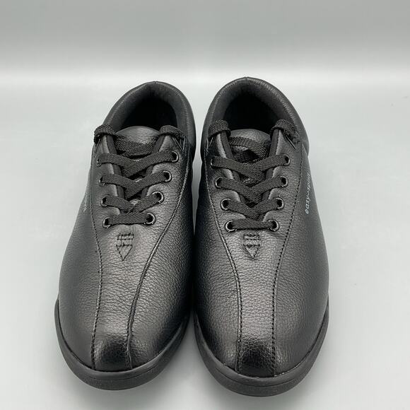 Easy Spirit Women’s AP1 Leather Sneakers Black Size 8.5M - Picture 3 of 10